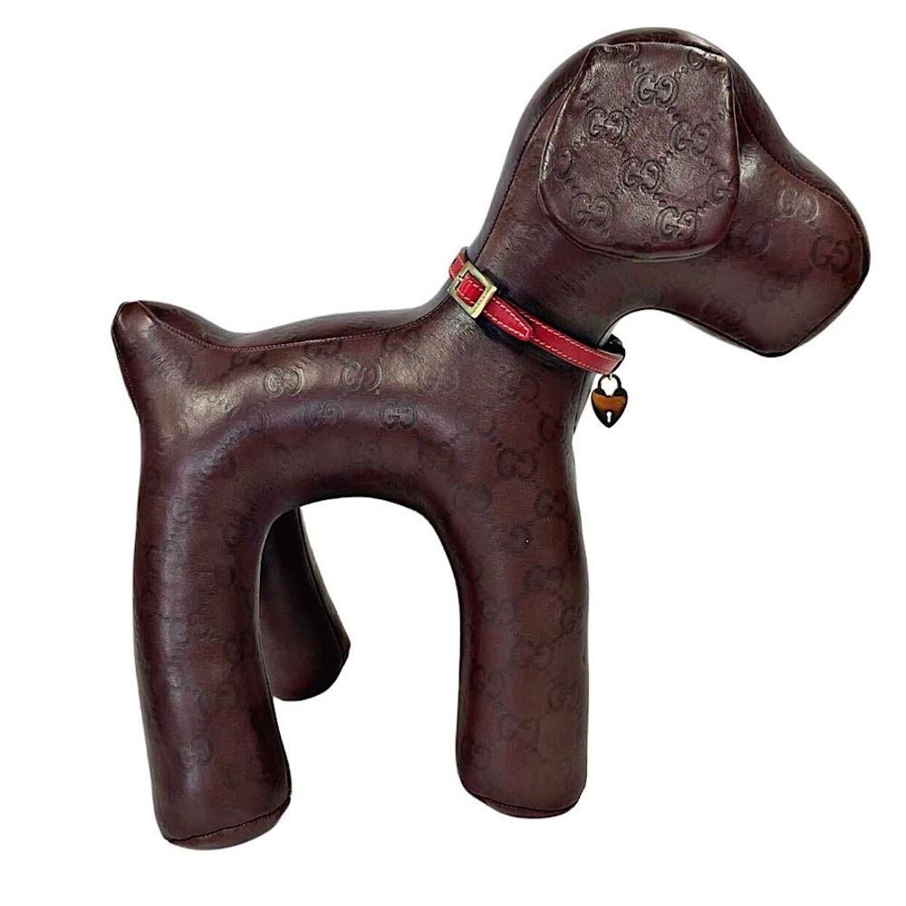 Authentic Gucci Limited Edition Brown Guccissima Miniature Dog